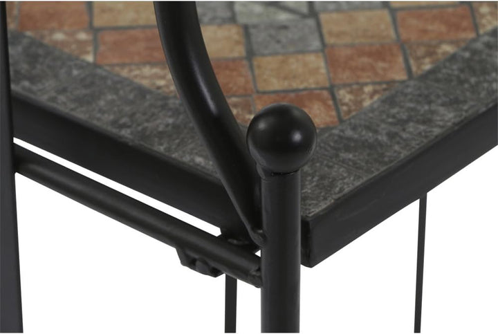 Siena Garden Regal Prato, 62x29x143cm, in schwarz matt