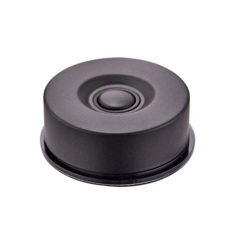 KÜCHENKOMPANE – magnetischer Messerhalter aus Edelstahl in schwarz | Magnet mit Saugnapf, ohne bohre