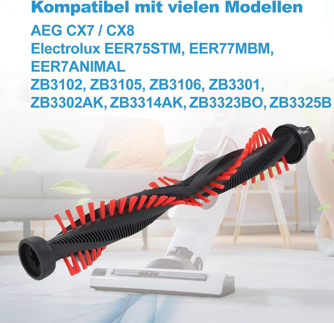 Raheem Bürstenwalze für AEG CX7 CX8 Ersatzteile 140011839044 230mm Ersatzrolle Bürstenrolle für AEG