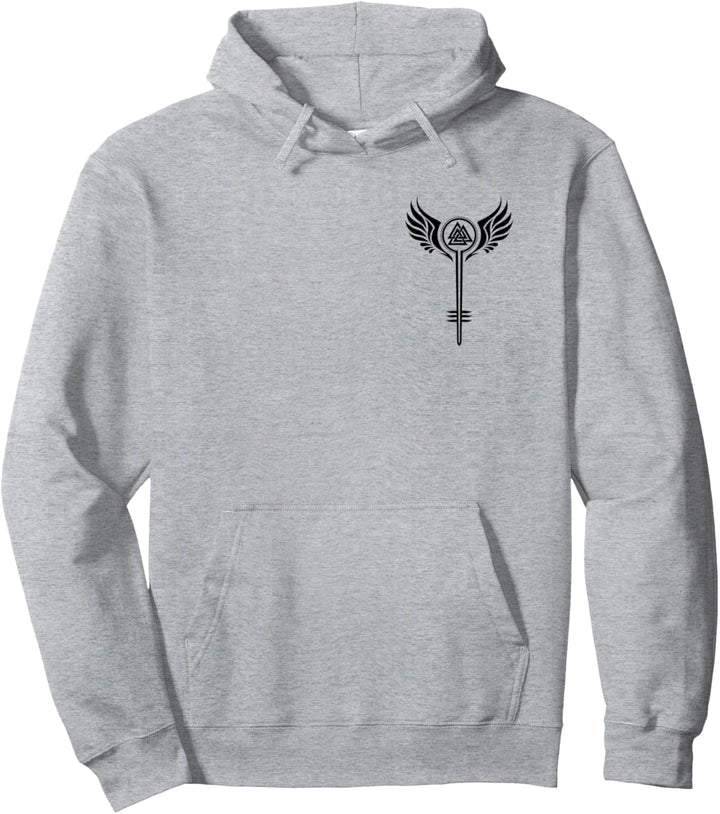 Walküre Schildmaid Symbol Valknut Wikinger Odin Viking Pullover Hoodie