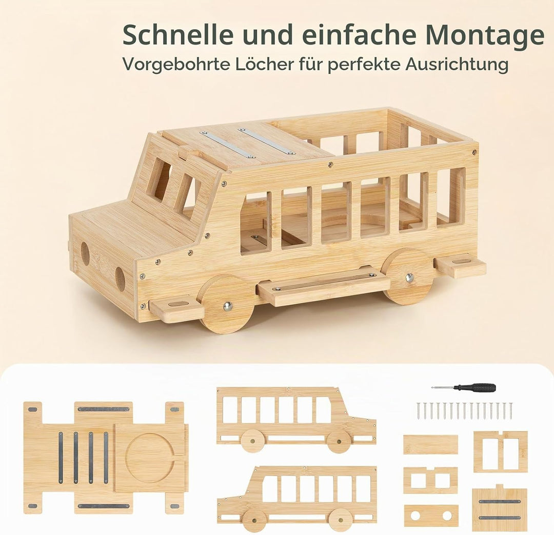 Todeco Tonie-Regal für Toniebox Hörfiguren, Magnetische Aufbewahrung für 20-30 Tonie, Verstärkte Mag