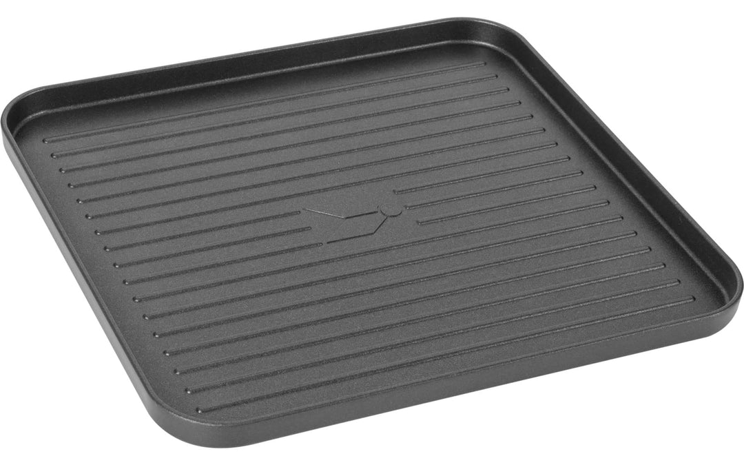 BRUNNER 0708029N Devil Plancha Ribbed, Grillplatte für Teufel-Gasöfen, antihaftbeschichtete Oberfläc