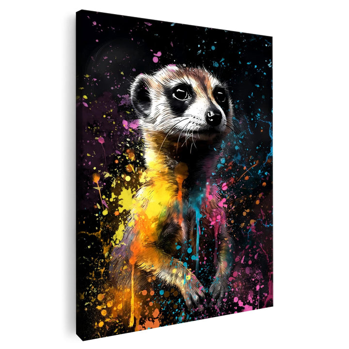 Artmazing | Erdmännchen Bild bunt | Poster & Kunstdrucke | Bild Erdmännchen | S-Art Bilder | Erdmänn