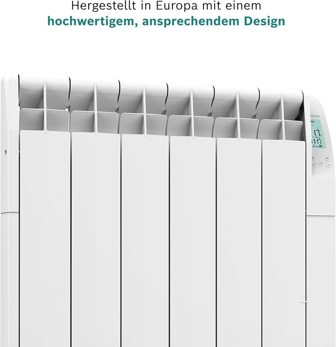 Bosch Heat Radiator 5500 mit 1000 W - Ölradiator - Elektroheizung mit Digitalanzeige und programmier