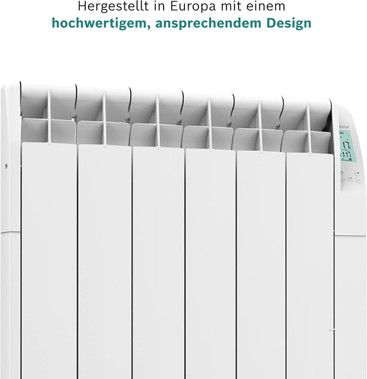 Bosch Heat Radiator 5500 mit 1000 W - Ölradiator - Elektroheizung mit Digitalanzeige und programmier