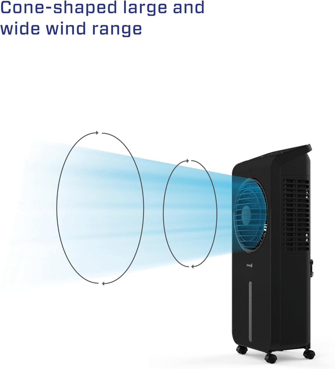 Clean Air Optima CA-104B 3-in-1 Luftkühler – Luftbefeuchter & Zirkulator Ventilator – 360° Oszillati
