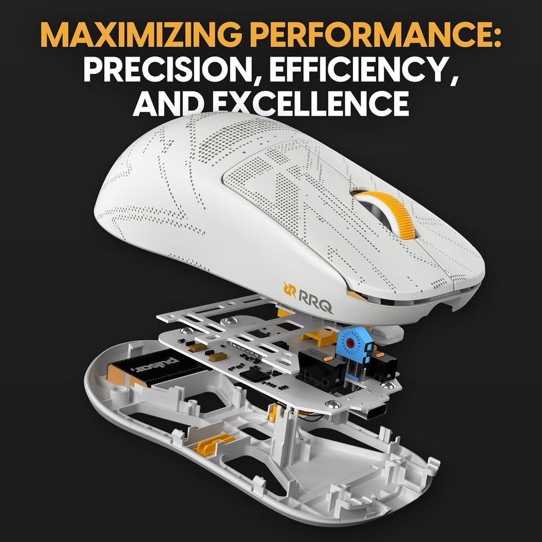 Pulsar x RRQ X2H Mini Wireless Gaming Maus, Limited Color Edition, Ultraleicht, 52 g, symmetrisch, o