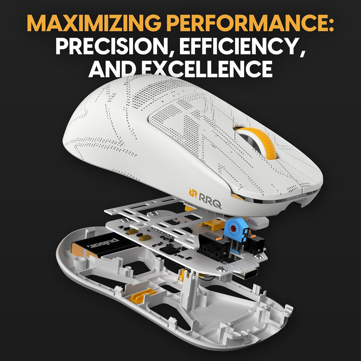 Pulsar x RRQ X2H Mini Wireless Gaming Maus, Limited Color Edition, Ultraleicht, 52 g, symmetrisch, o