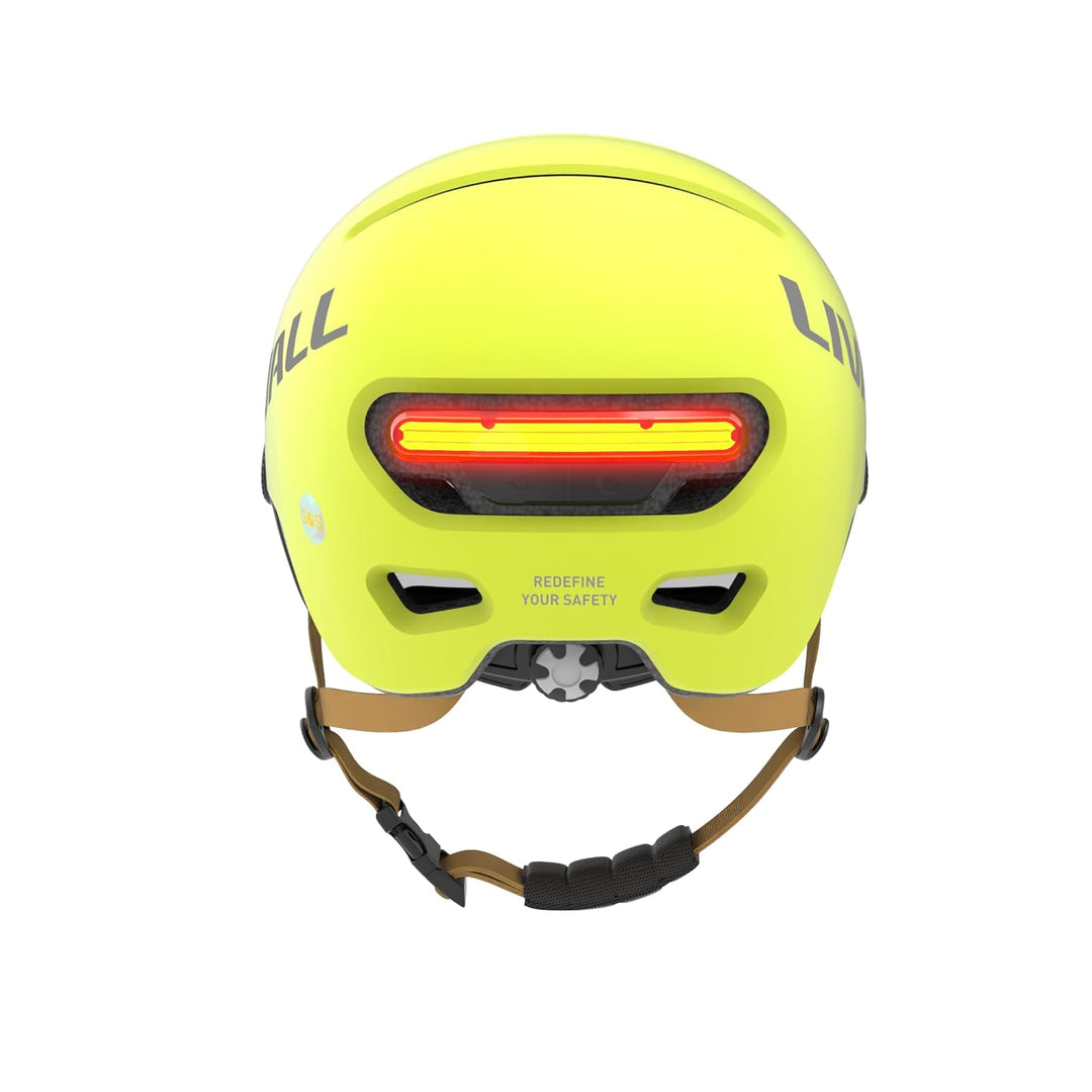 LIVAL L23_Smarter City-Helm mit Visier in gelb_L_58-62 cm