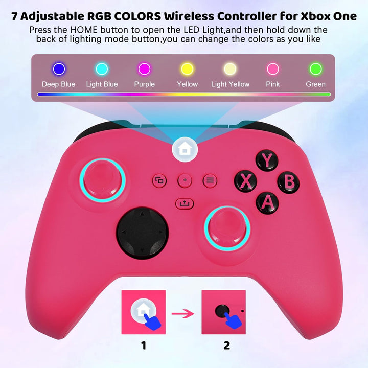 Lampelc Xbox One Controller, Xbox Wireless Controller für Xbox Series X&S/Xbox One/Elite/Windows 7/8