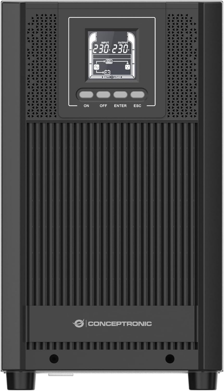 CONCEPTRONIC Zeus USV 3000VA 2700W Online UPS,IEC EPO Port