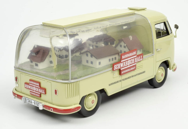 Schuco 450016200 VW T1a Schwäbisch Hall, Modellauto, Resin, 1:18, beige, Limitierte Auflage