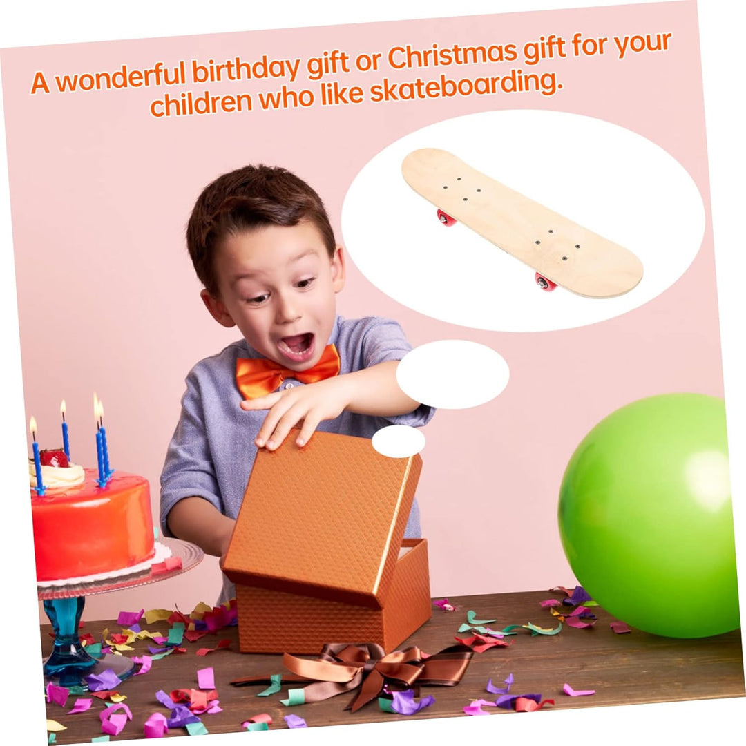 EXCEART 1stk Handgezeichnetes Skateboard Skateboard-Tisch Selber Machen Leeres Skateboarddeck Dekora