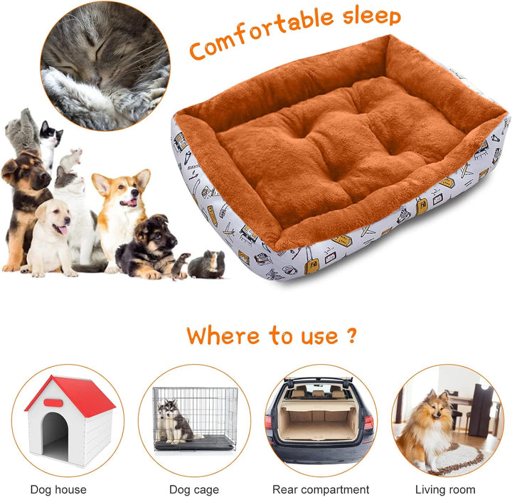 PETCUTE Haustierbett Hundesofa,Waschmaschinenfest Orthopädisches Hundebett für Kleine Hunde,Rutschfe