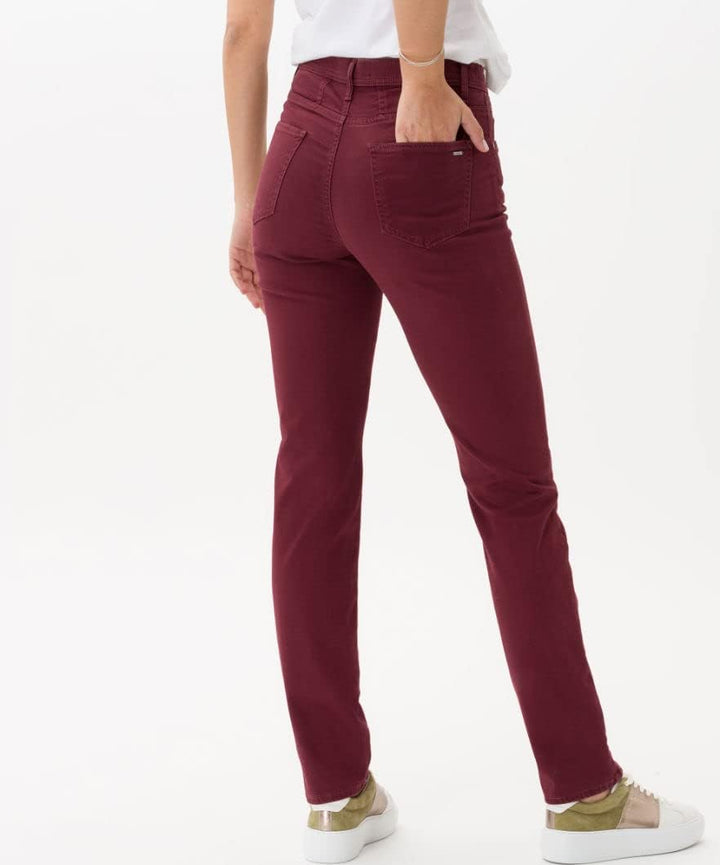 BRAX - Damen Five-Pocket-Hose aus wertigem Baumwollsatin, Style Mary (71-1707_9928820) 36W / 30L Vio