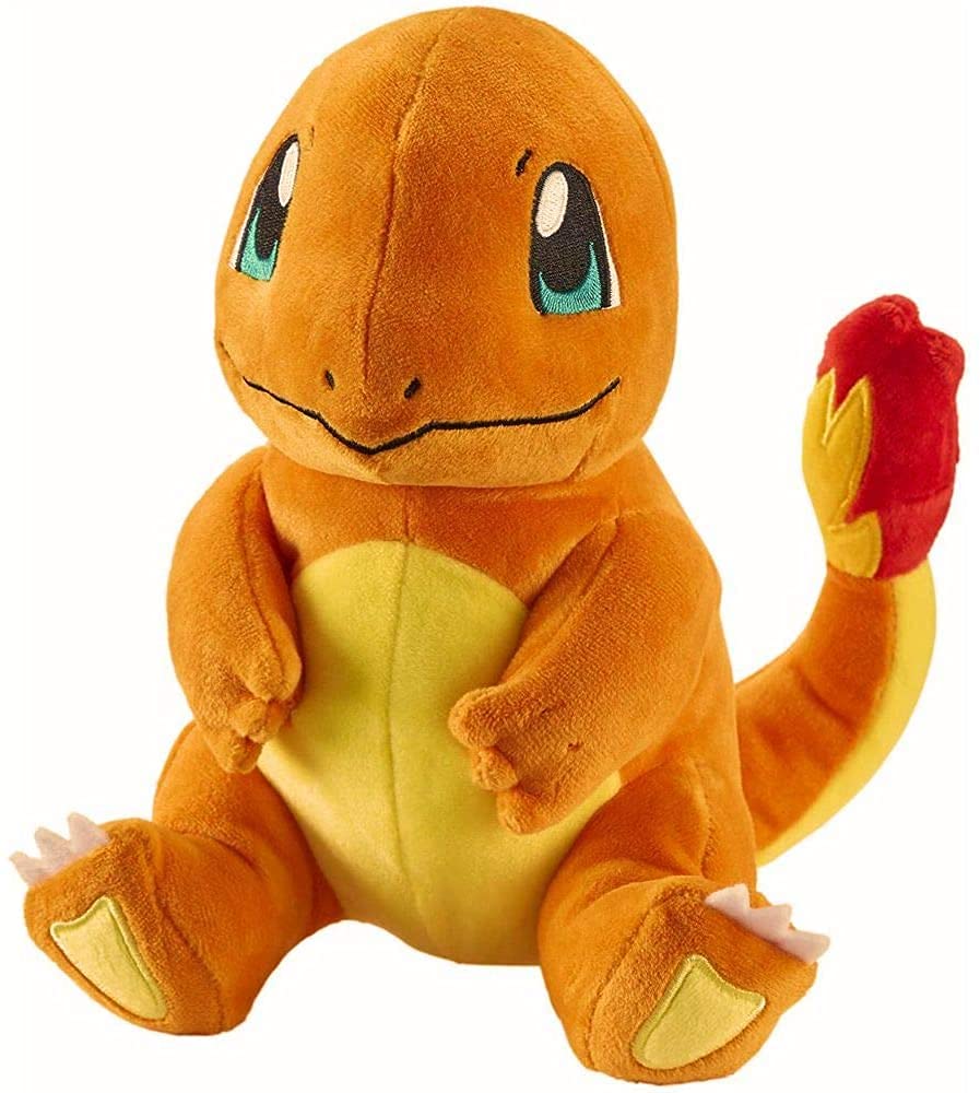 Pokemon Selection Plüschfiguren | 20 cm Plüschtier, Plüsch: sitzend Charmander Sitzend, Charmander S