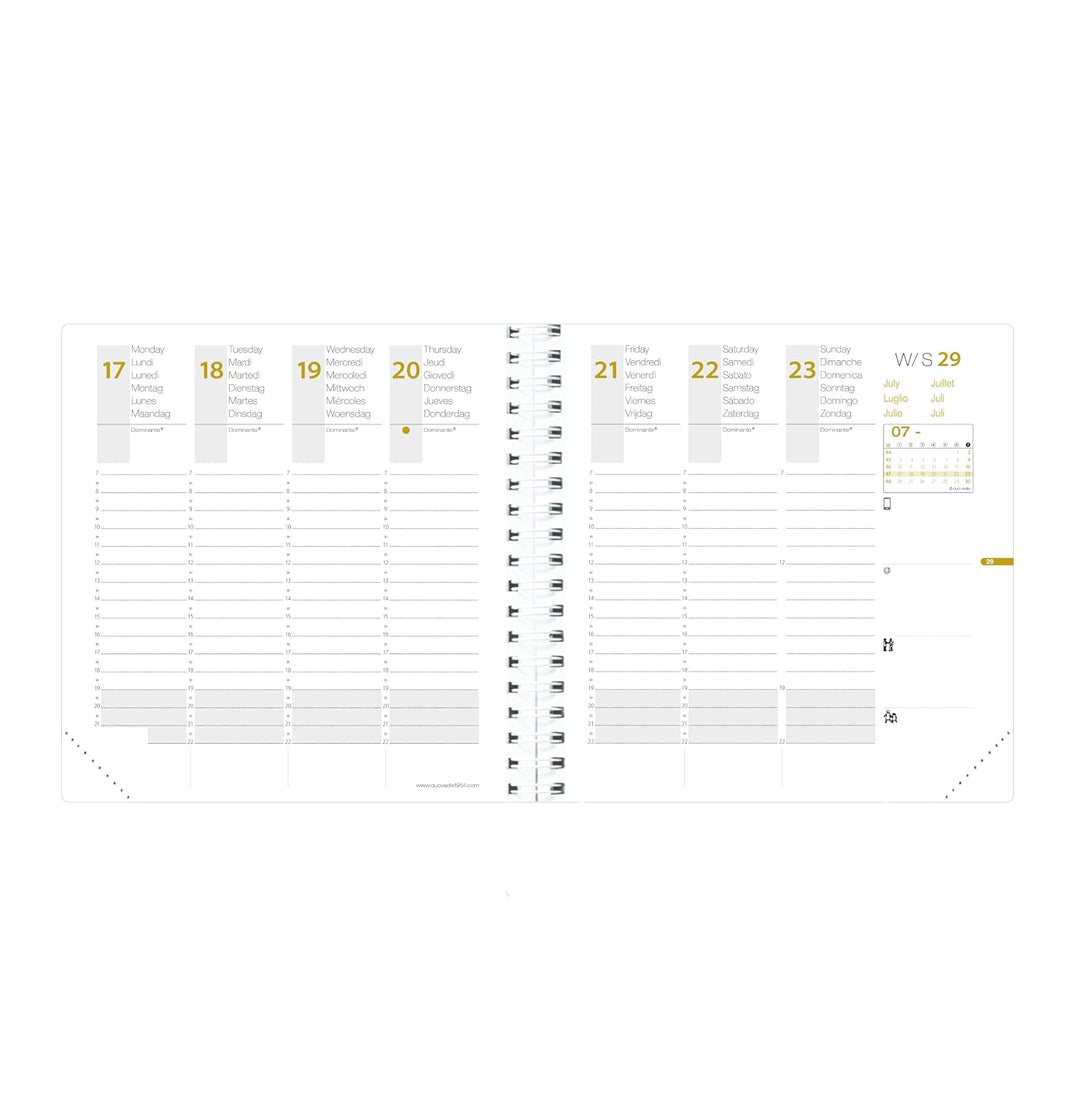 TIME&amp;LIFE Medium vz ML silber El 2027: Kalender im Taschenformat, Spiralbindung