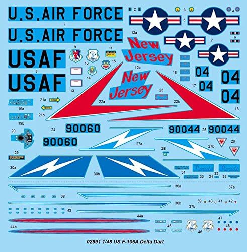 Trumpeter 002891-1/48 F-106A Delta Dart Modellbausatz