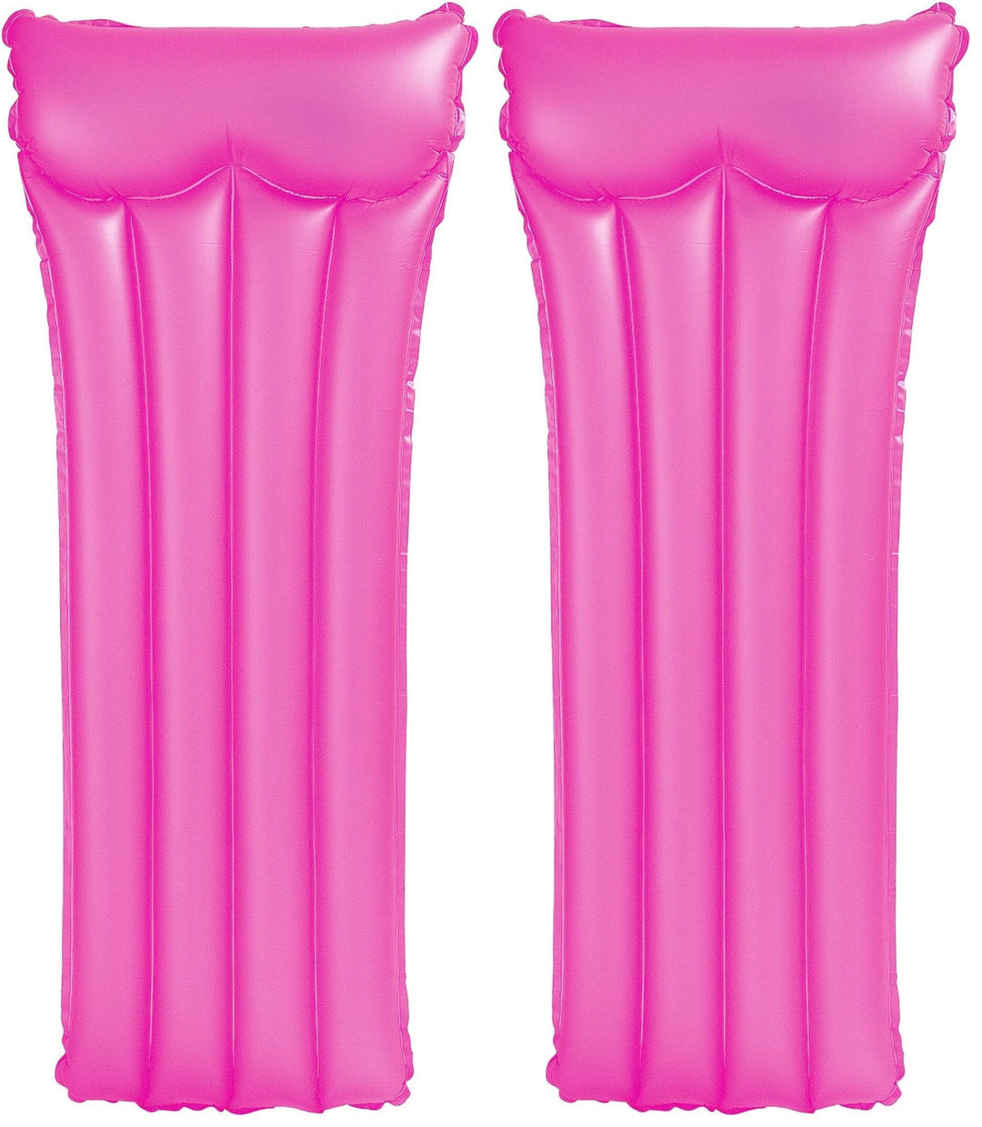 Intex 59717EU - Aufblasbare Luftmatratze Neon Bunt, Vinyl, Mehrfarbig, 183x76 cm (Packung mit 2) Gel