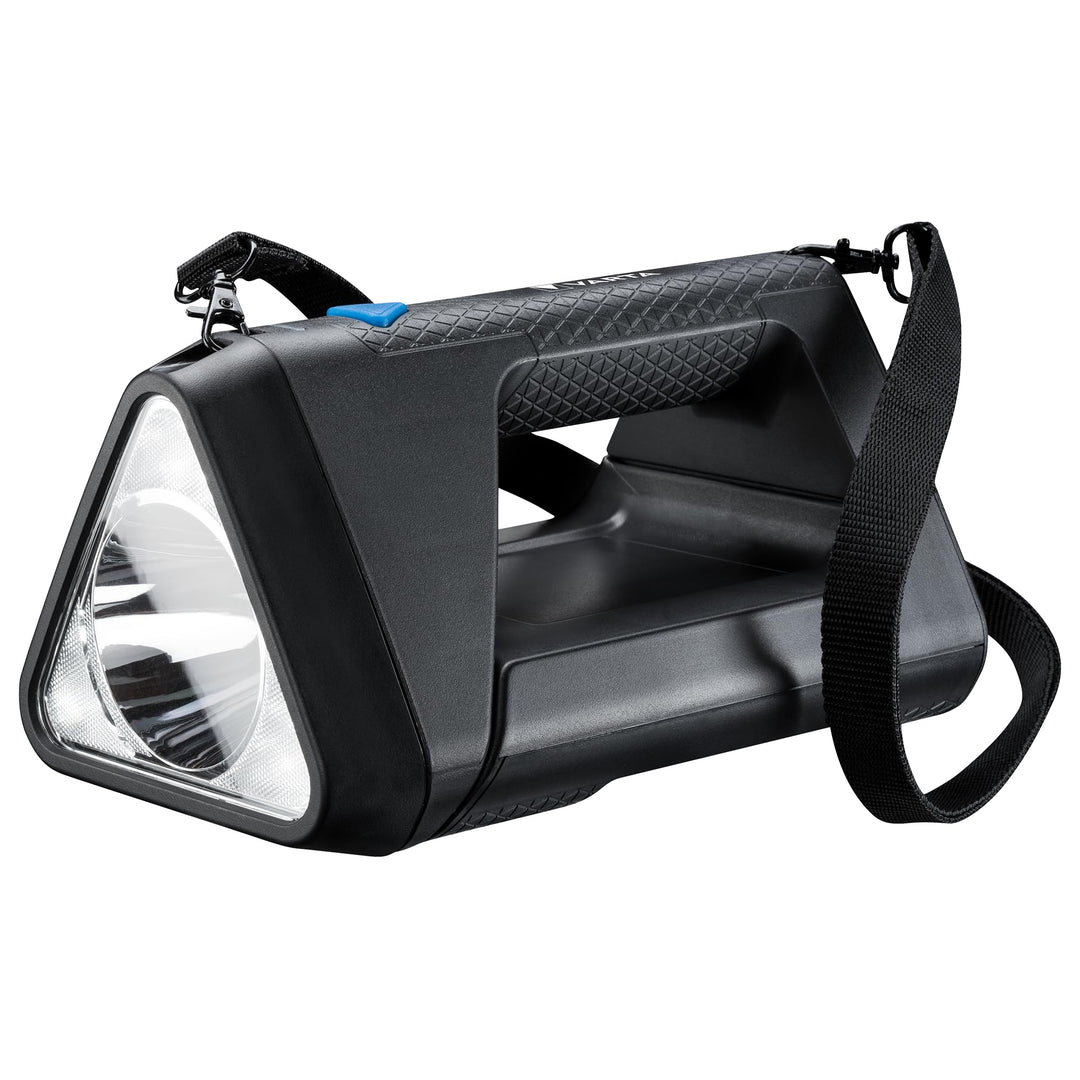 VARTA Baustrahler LED, wiederaufladbar, Arbeitsleuchte, Work Flex BL30R, Handscheinwerfer mit 3 Lich