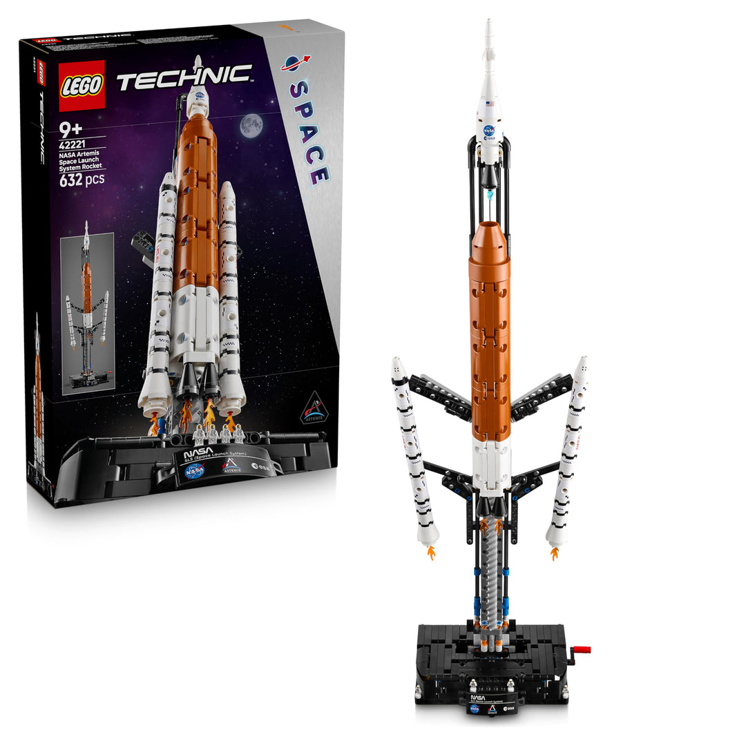 LEGO Technic NASA Artemis SLS-Schwerlastrakete - Kinder Rakete & Raumschiff Spielzeug - Baumodell &