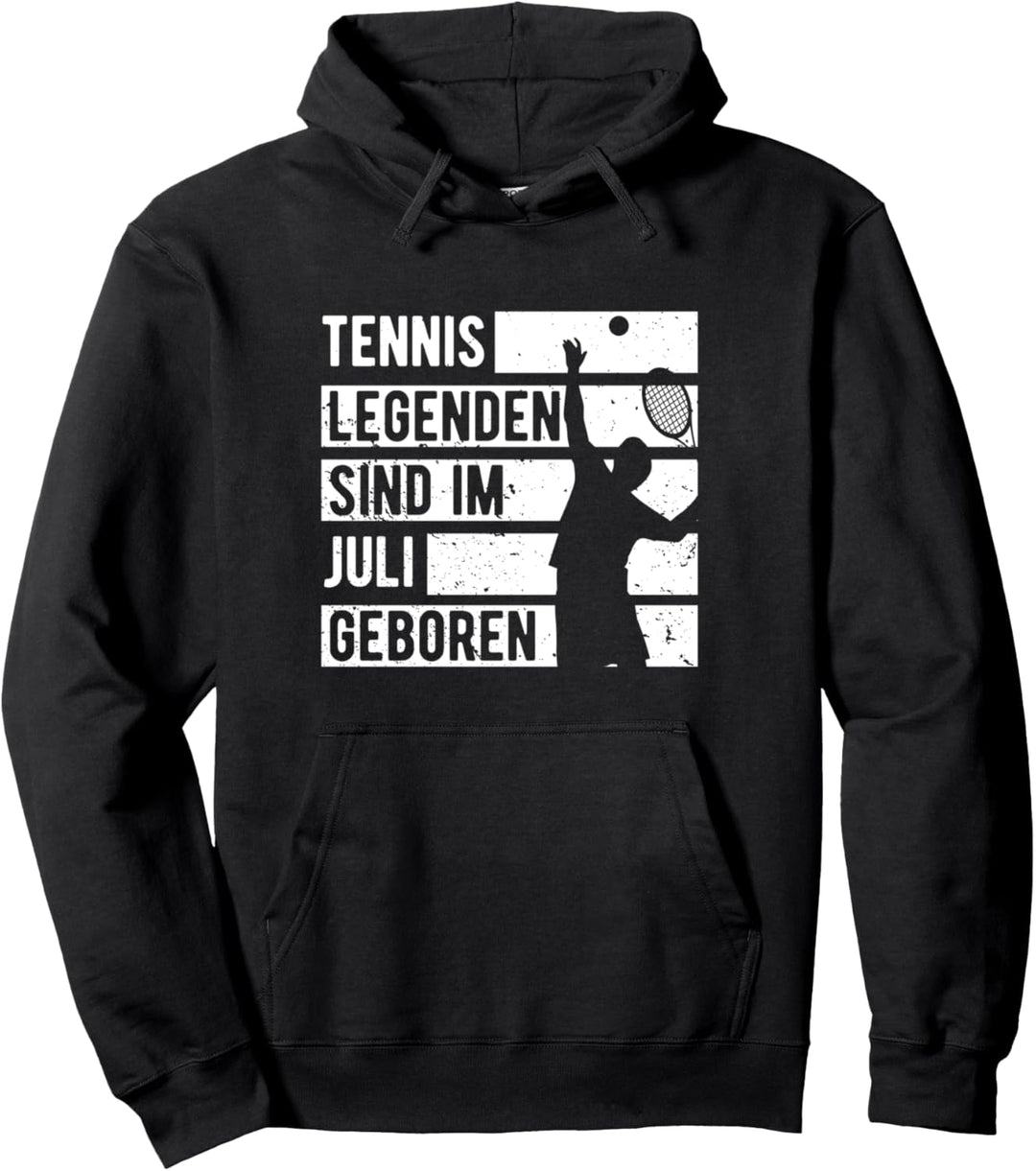 Tennis Legenden sind im Juli geboren Geburtstag Jungs Männer Pullover Hoodie