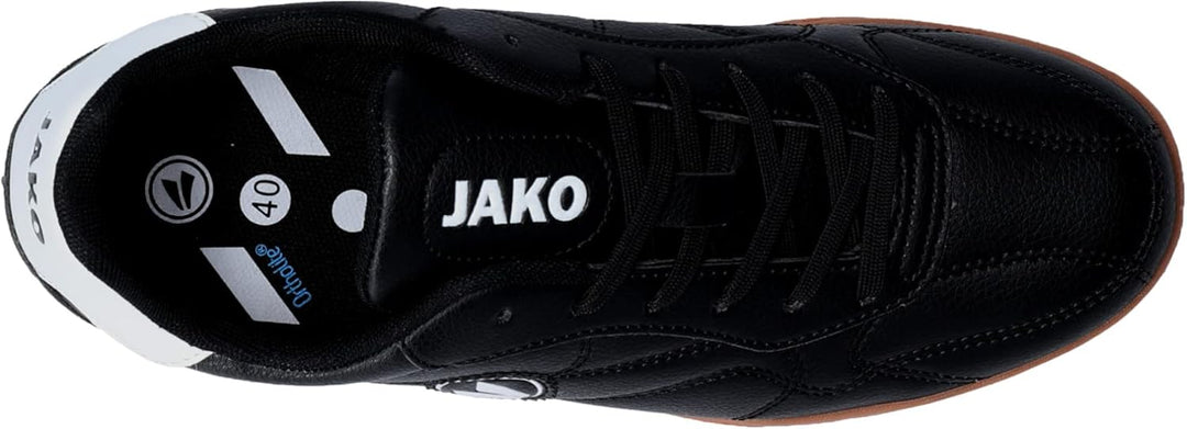 JAKO Fussball - Schuhe Kinder - Halle Classico ID Kids 32 EU Schwarz, 32 EU Schwarz