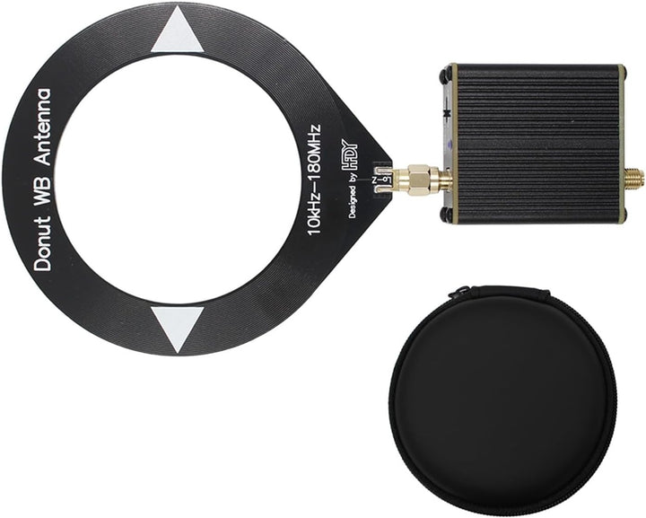 SPORTARC Donut AM MW/SW Antenne, tragbare Mini-Schlaufenantenne, 10 kHz-180 MHz für HFDY Malahiteam