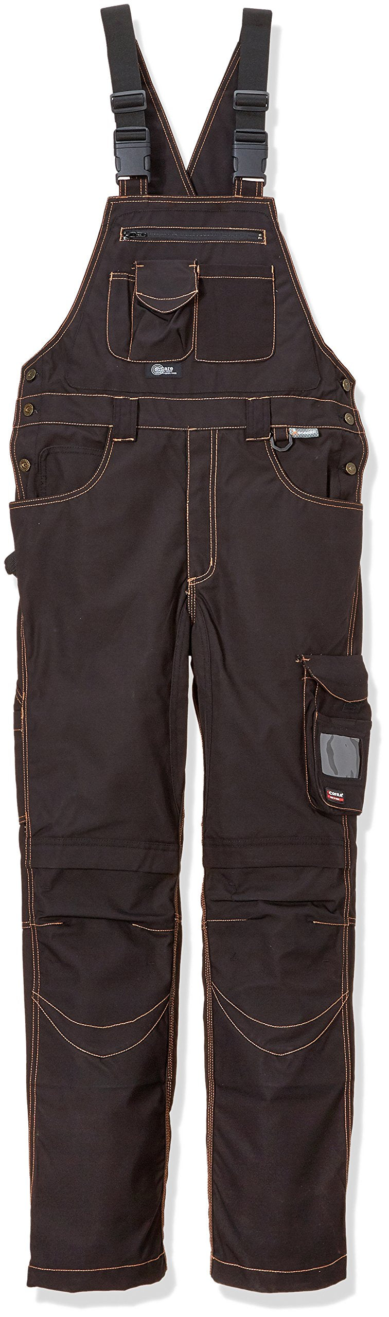 Cofra V172-0-05.Z56 Arbeits Brustlatz "Nottingham", Schwarz, Z56 56 Schwarz, 56 Schwarz