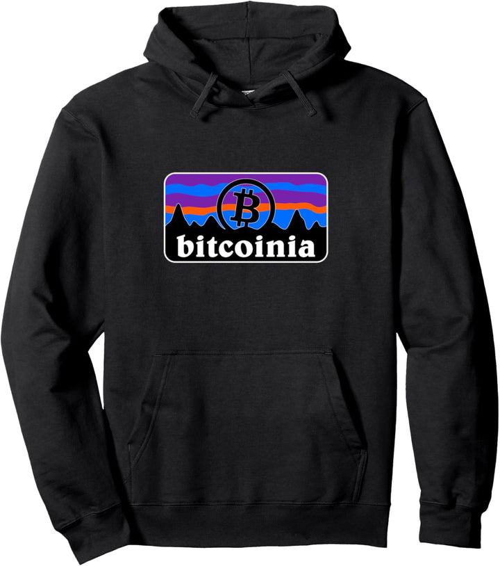 Bitcoinia Bitcoin Crypto Currency Funny BTC Pullover Hoodie