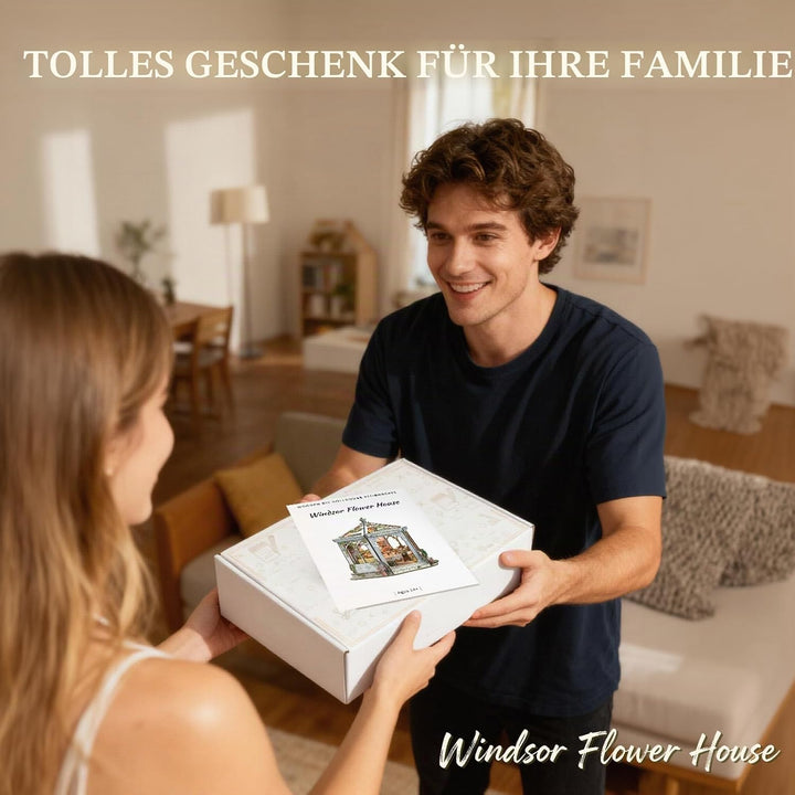 Cutefun DIY Miniaturhaus - Holz Puppenhaus für Erwachsene - Miniatur Puppenhaus Kit Bücherregal - Hä
