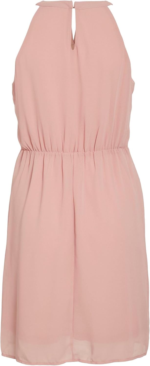 Vila Female Midikleid Neckholder 40 Misty Rose 1, 40 Misty Rose 1