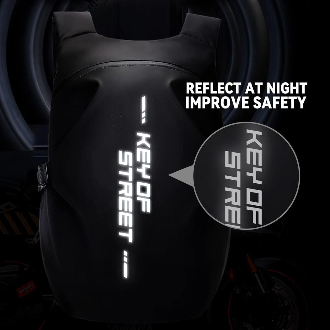 Motorradrucksäcke für Herren, wasserdichter Helmrucksack, Motorradzubehör, Laptoptaschen, Reiserucks