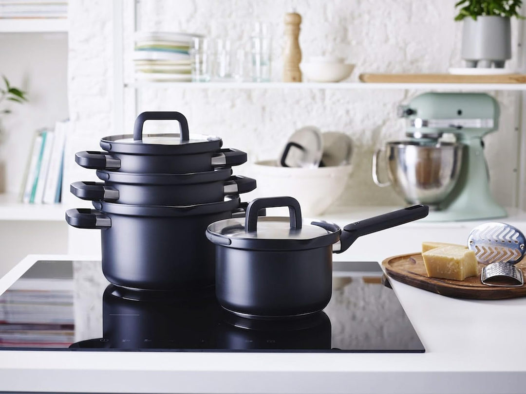 BK Flow Cool Black RVS pannenset 4-delig (1011764)