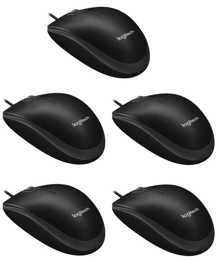 Logitech B100 Optical Business Mouse [10er Set | Schwarz]