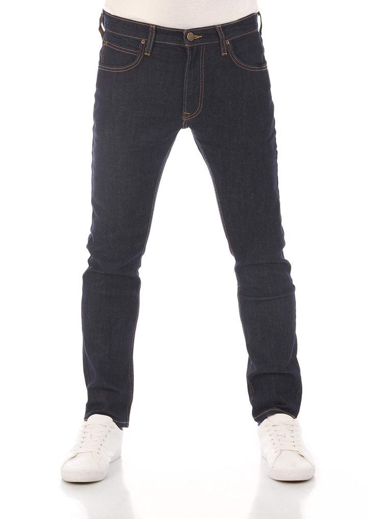 Lee Jeans Herren Stretch Slim Tapered Fit Luke Jeanshose Hose Denim | Blau Schwarz Grau 30 31 32 33