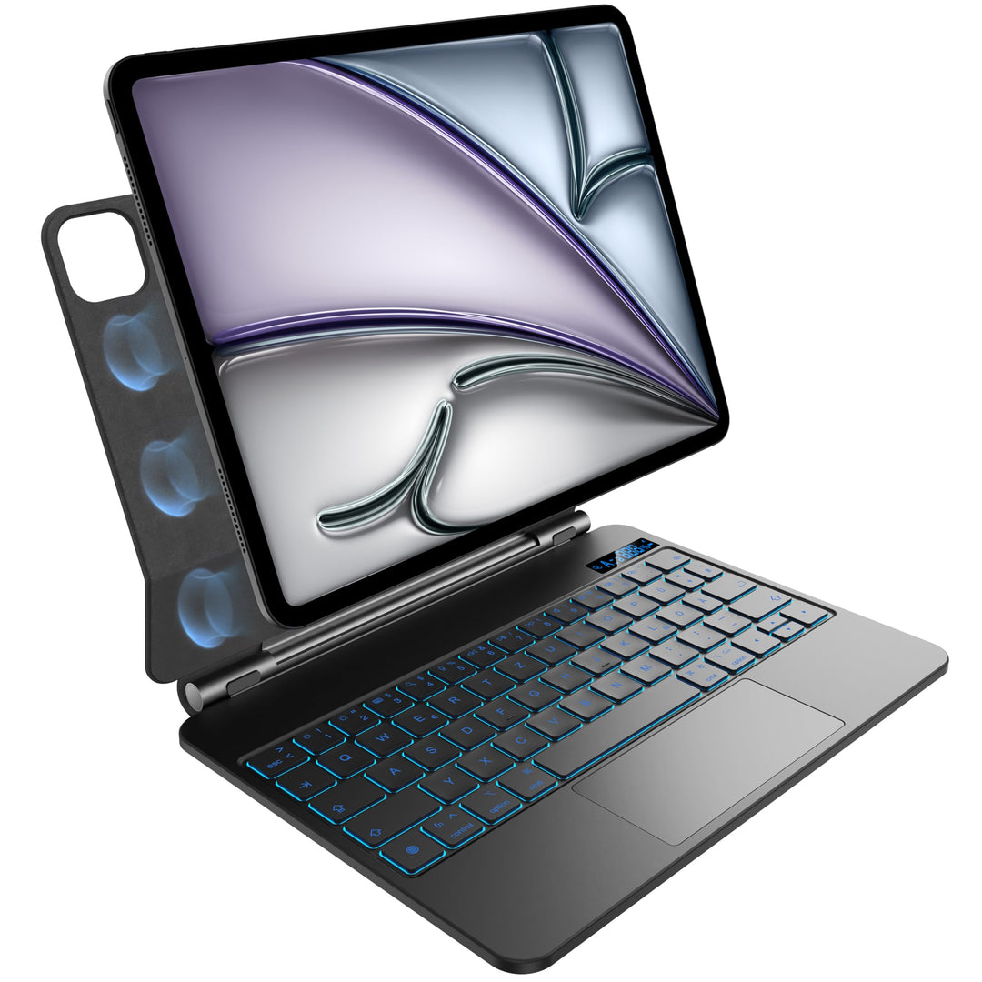 Tastatur Hülle für iPad Air 11 Zoll (M3 2025/M2 2024), Air 5./4. Gen., iPad Pro 11 Zoll 4./3./2./1.