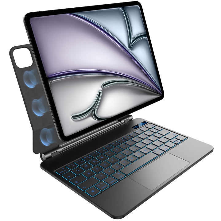 Tastatur Hülle für iPad Air 11 Zoll (M3 2025/M2 2024), Air 5./4. Gen., iPad Pro 11 Zoll 4./3./2./1.