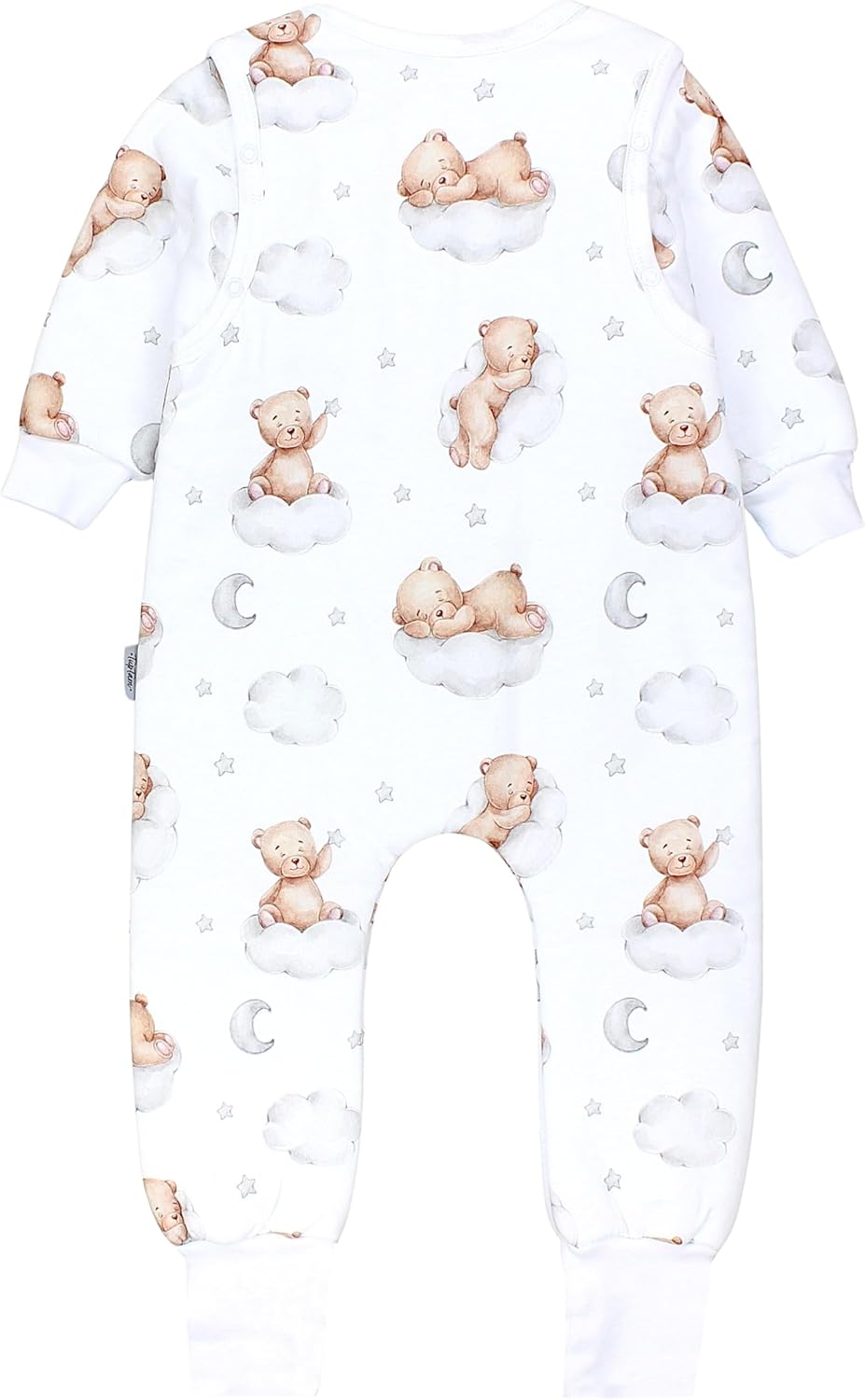 TupTam Baby Schlafsack mit Füssen und Ärmeln – Ganzjahres Schlafsack Baby 2.5 TOG, OEKO-TEX zertifiz