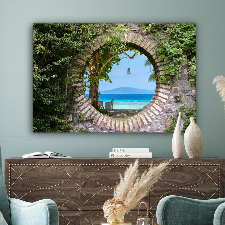 MuchoWow© Leinwandbild Gross 120x80 cm XXL Dekoration Wohnzimmer Bilder Aufhängen Wall Decoration Li