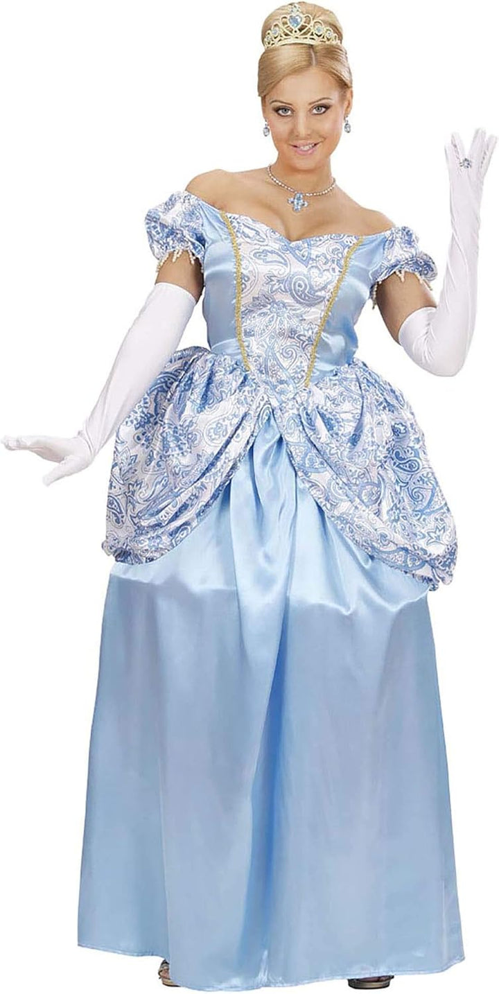 W WIDMANN MILANO Party Fashion - Kostüm Prinzessin, Kleid mit Unterrock, Eisprinzessin, Königin, Fas