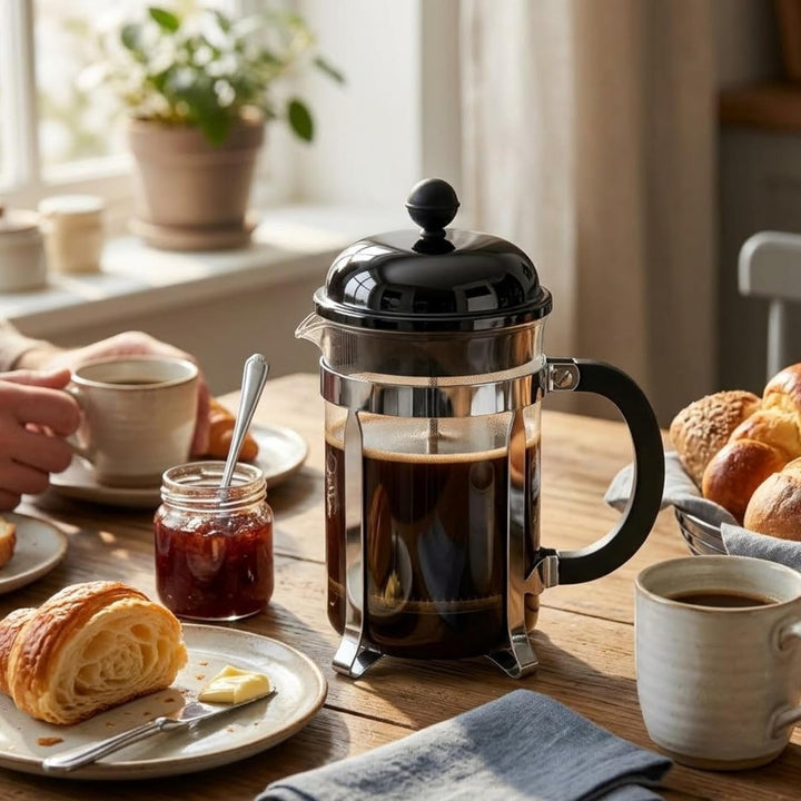 Bodum French Press Kaffeebereiter 0,5 L (4 Tassen) – Modell 1914-01-1 – Klassischer Kaffeezubereiter