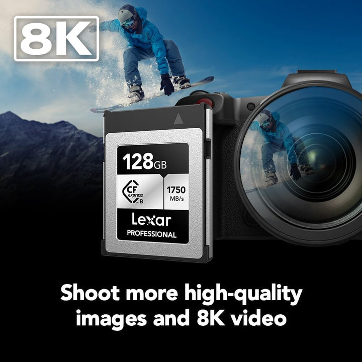 Karta Lexar Professional Silver CFexpress 128 GB (LCXEXSL128G-RNENG), 128 GB