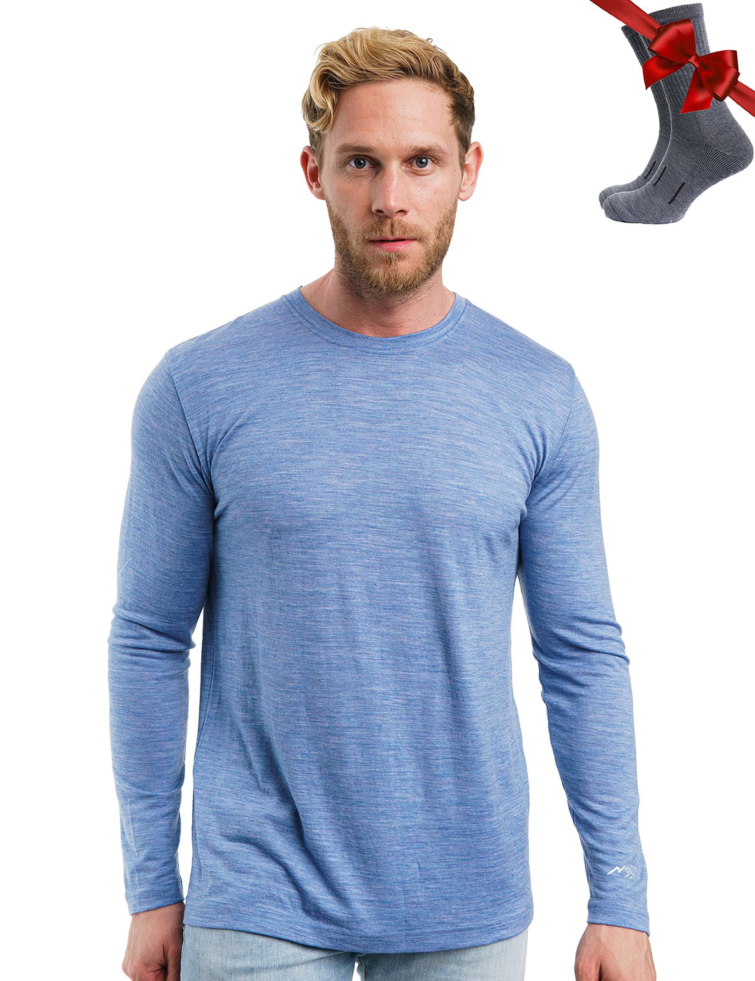 100% Merino Unterwäsche Herren - Merino Langarmshirt Herren Atmungsaktiv Und Feuchtigkeitsableitend