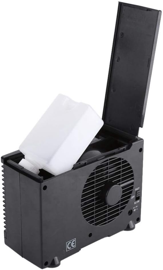 Tragbarer Mini-Luftkühler, 12V Verdunstungskühler Ventilator für Auto und LKW, Kompakter Luftbefeuch