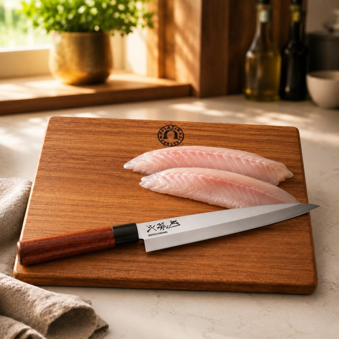 KAI Seki Magoroku Redwood Yanagiba Sushi-Messer 21cm – Exklusives japanisches Profi-Messer mit Edels