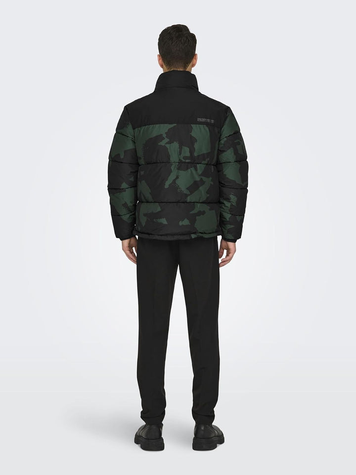 Only & Sons Male Daunenjacke ONSMELVIN Daunenjacke L Darkest Spruce, L Darkest Spruce