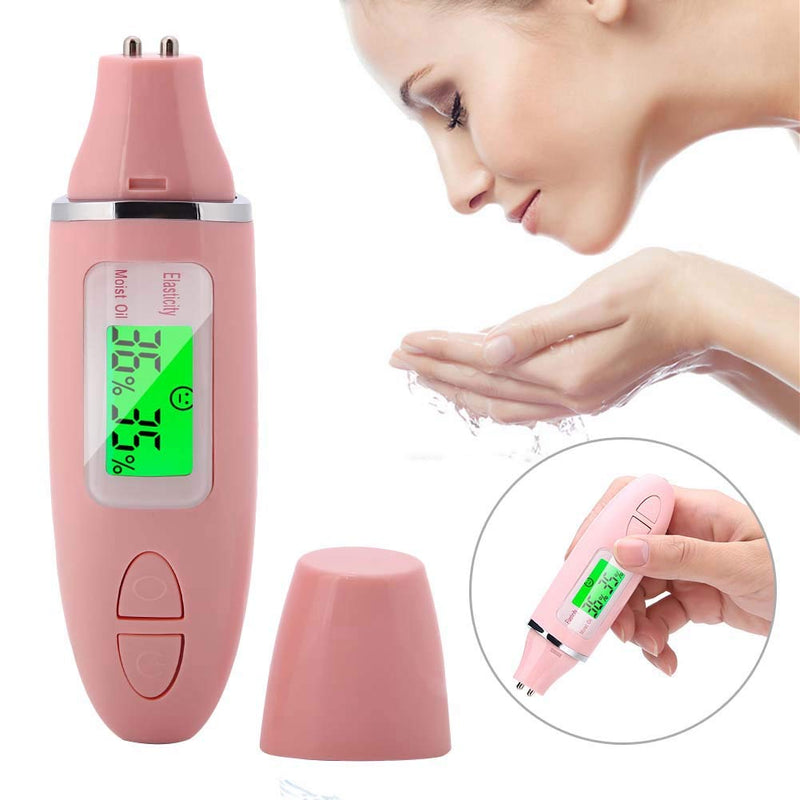 Skin Moisture Analyzer mit LCD-Bildschirm zur Bestimmung der Hautfeuchte zur Fluoreszenzdetektion (A