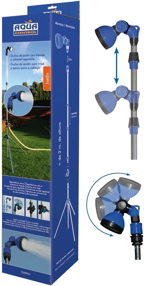 Aqua Control C2094N Garten-Dusche, mit Stange und Brausekopf