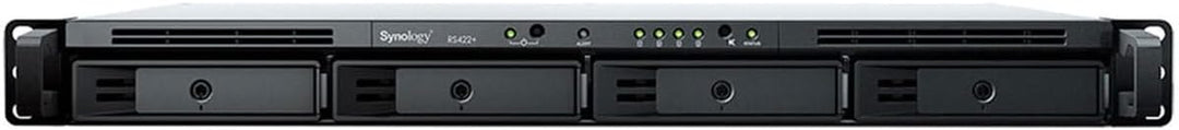 Synology 4-Bay Rackmount NAS RackStation RS422+ (Diskless), Schwarz 1U 4 Schächte (RS422+) NAS RackS